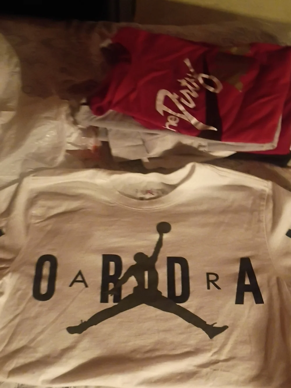 Jordan White Kids' Short-Sleeve Jumpman Logo Tee